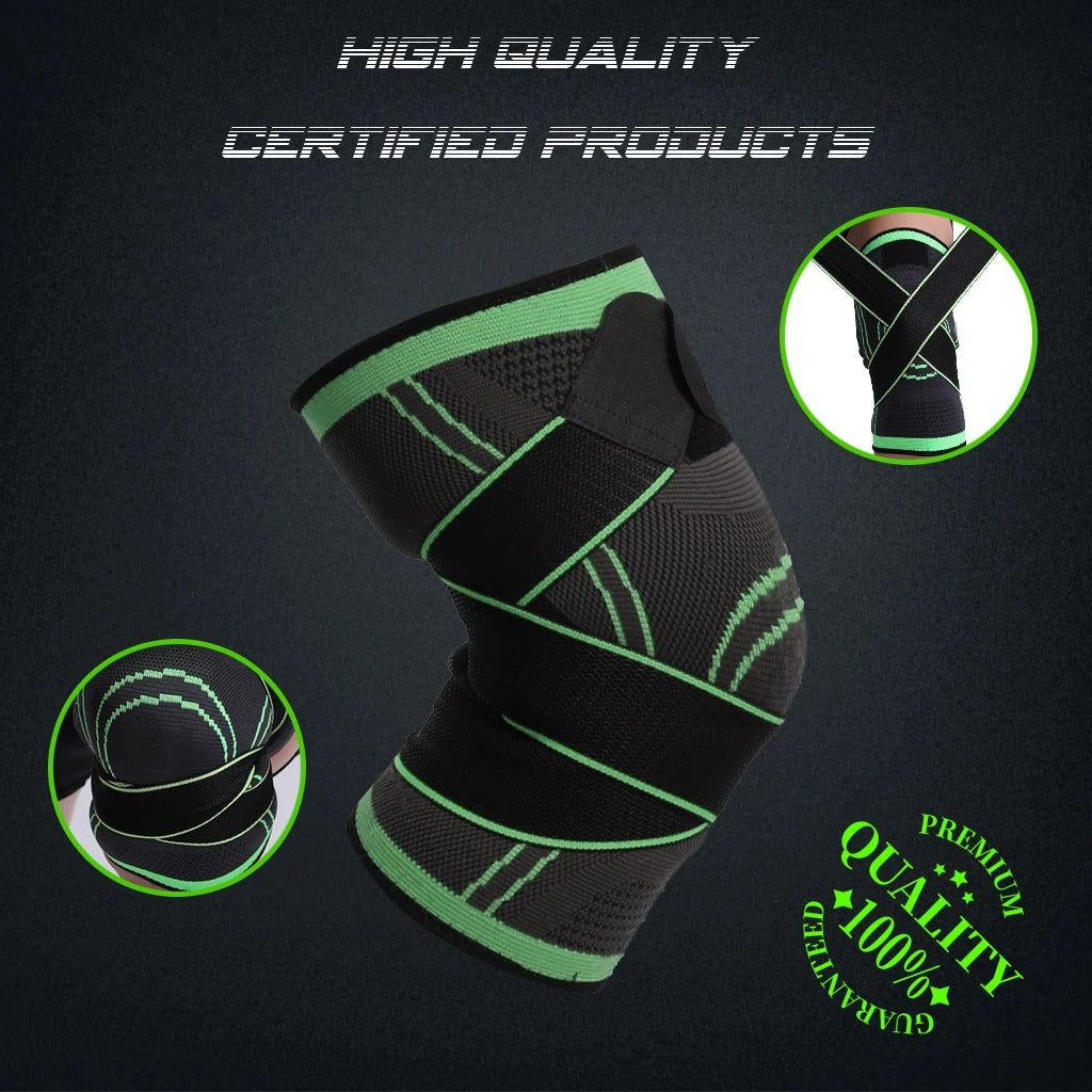 Sports Kneepad Men Pressurised Elastic Knee Pads