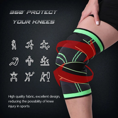 Sports Kneepad Men Pressurised Elastic Knee Pads